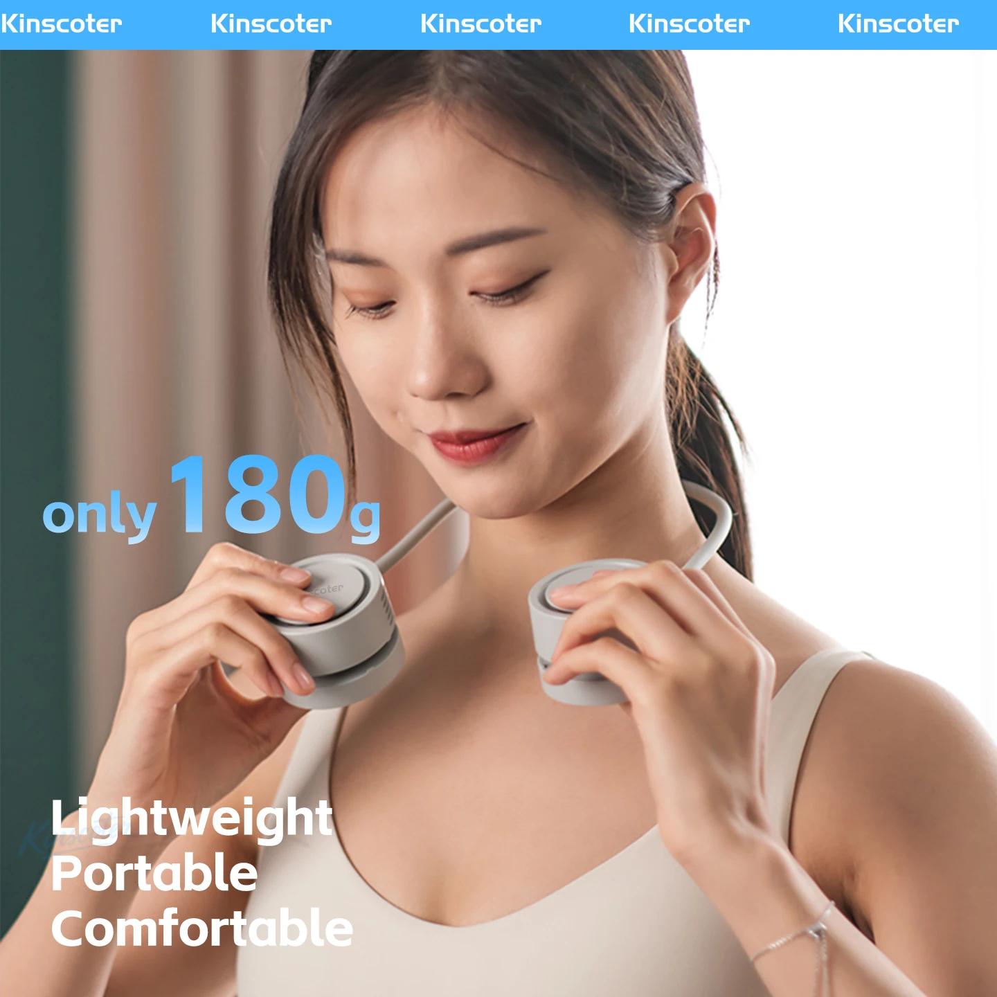 Ventilateur de nuque Power ventilador Bladeless Neckband Fan Portable Mini Air Cooler USB Rechargeab