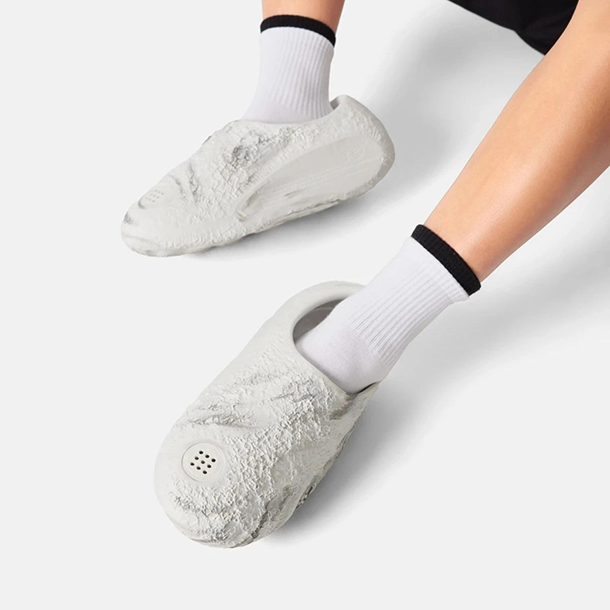 Li-Ning WADE LUNAR ROCK – pantoufles d'extérieur pour hommes, sandales de basket-ball confortables e