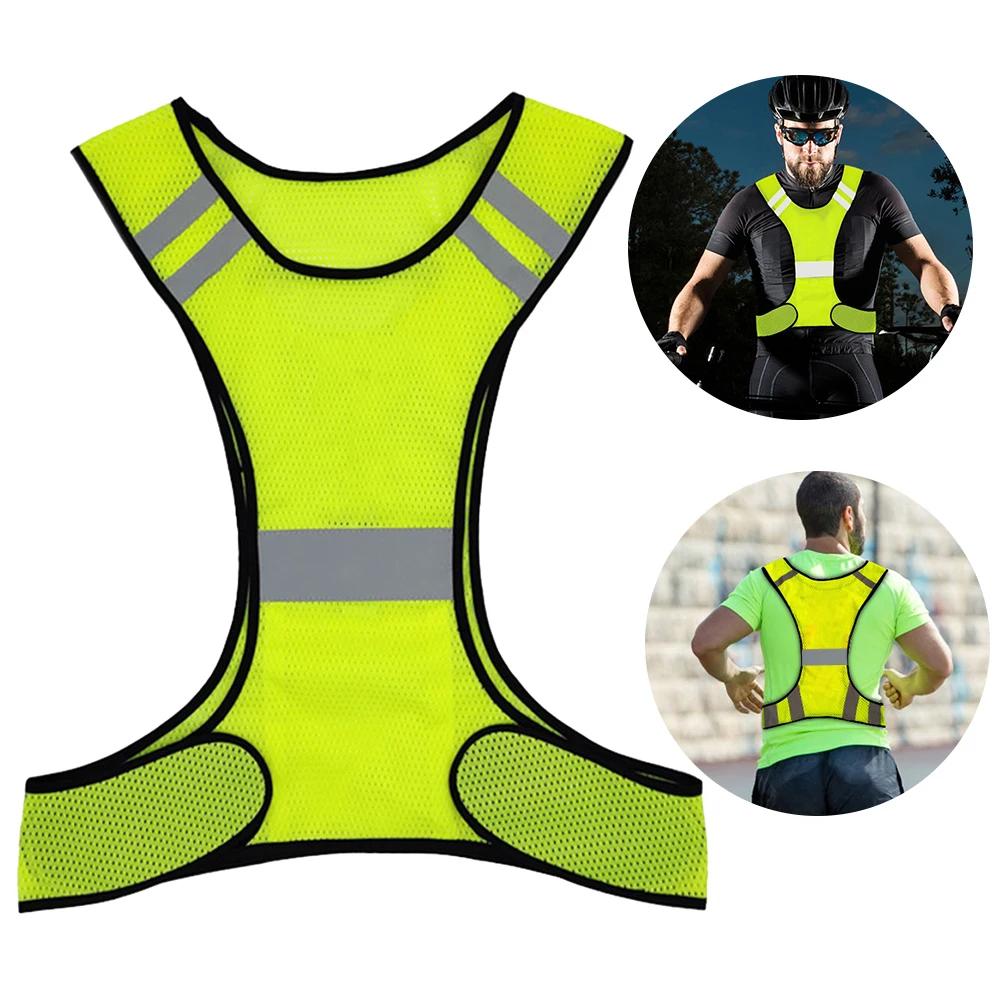 Glace de course haute visibilité pour homme et femme, maille structurels ente, respirante, légère, r