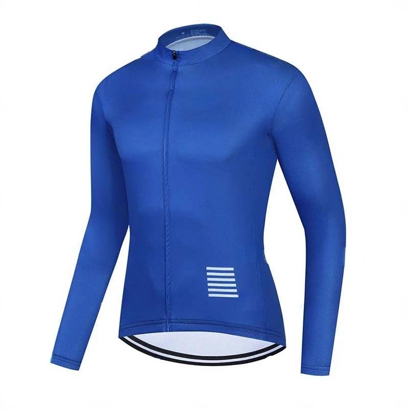 Vêtements de cyclisme en plein air pour hommes, chemises de cyclisme blanches à manches longues, vêt