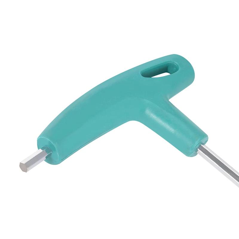 Clé hexagonale à tête sphérique de 3mm 4mm, clé allen, outil manuel, bras Extra Long, poignée en T,