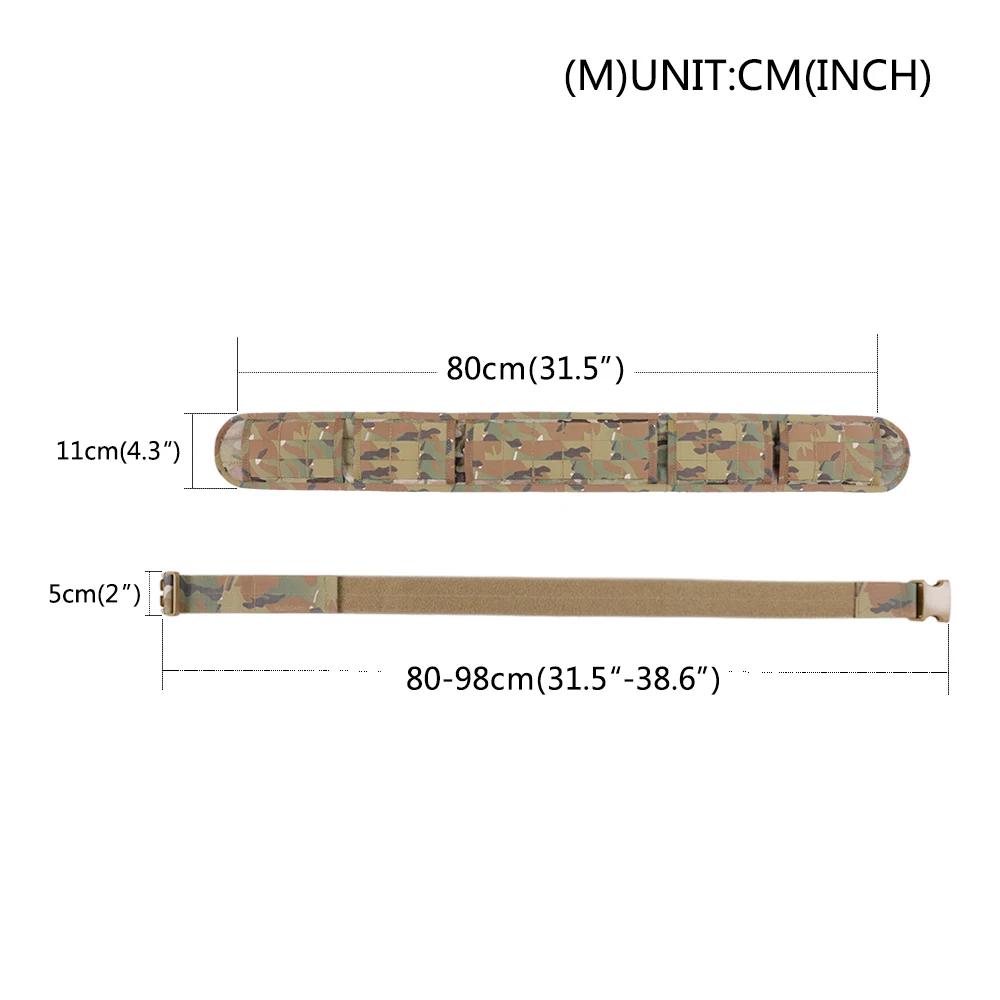 Ceinture tactique de chasse EXCELLENT ELITE SPANKER pour hommes, ceinture épaisse avec rembourrage,