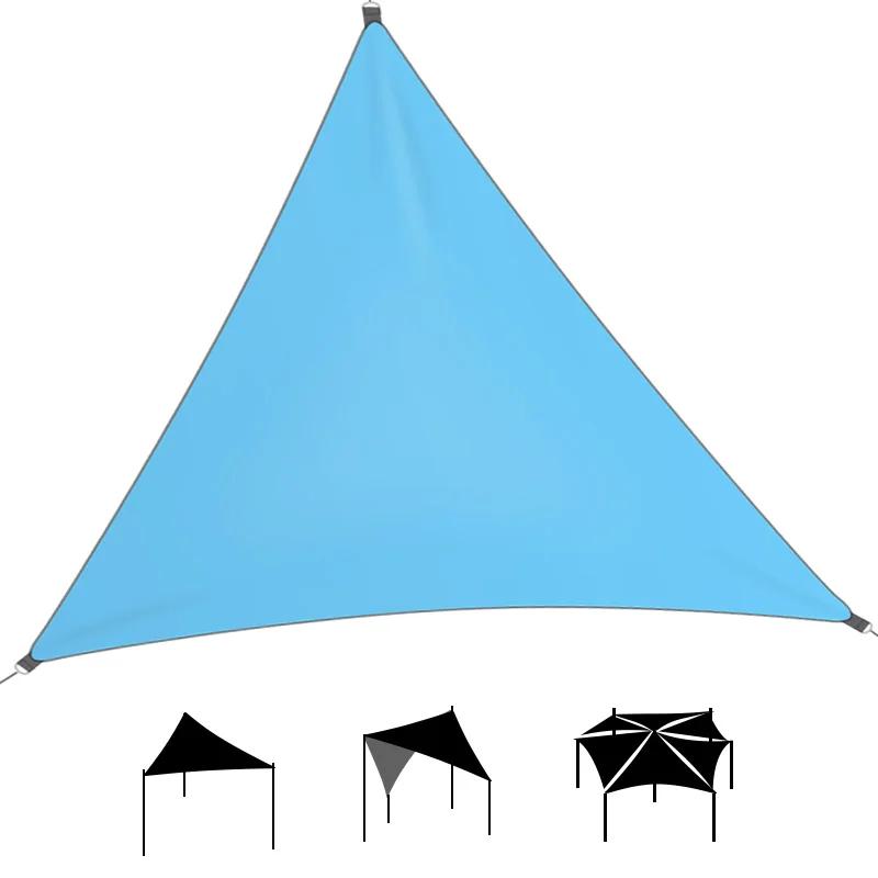 Bâche de camping étanche, tente triangulaire, voile d'ombrage solaire, auvent touristique extérieur,