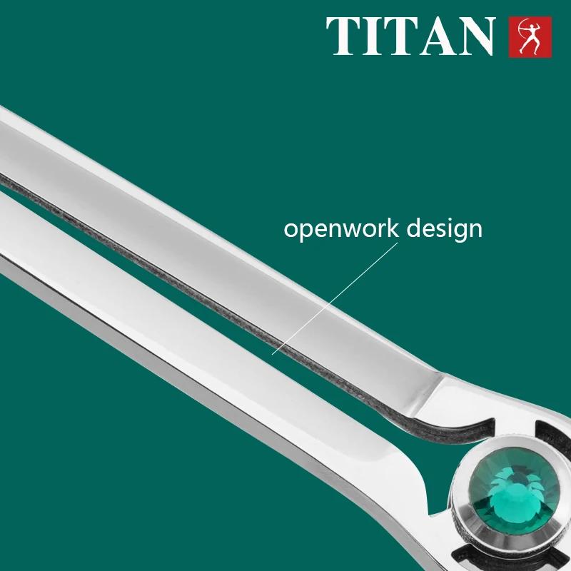 TITAN 7.0 7.5 pouces ciseaux de toilettage professionnels outils pour animaux de compagnie machine d