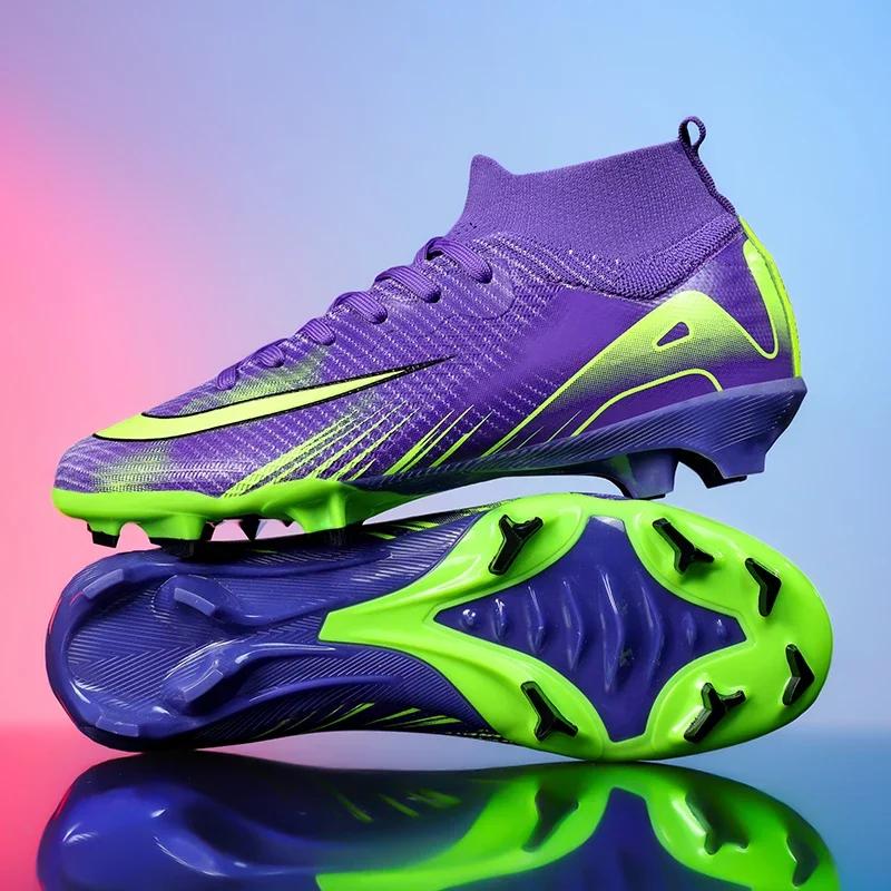 Nouveaux hommes bottes de Football chaussures d'entraînement FG chaussures de Football ultralégères