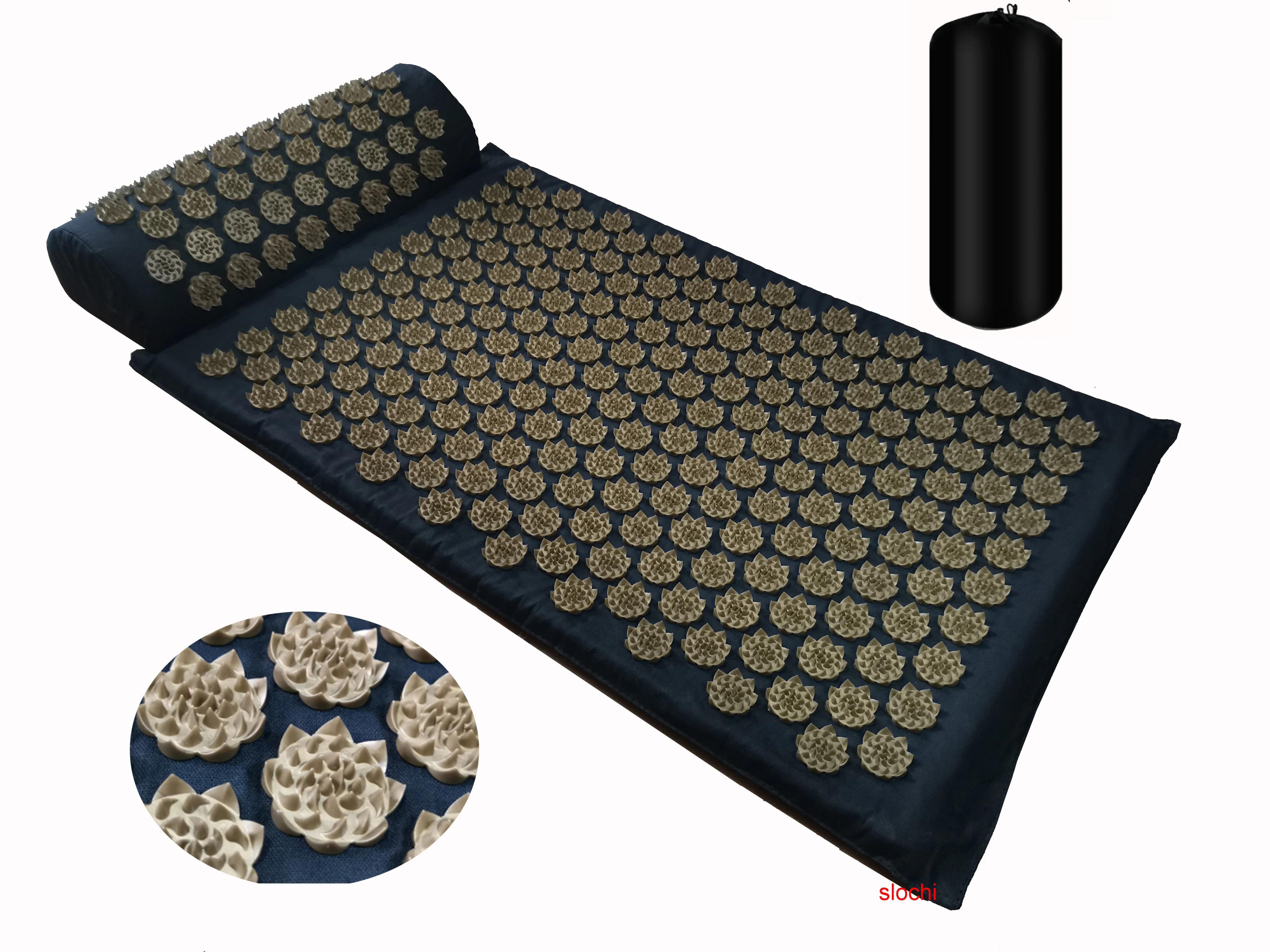 Tapis de Massage Shakti, tapis de Massage, de Yoga, d'acupression, soulage le Stress, les douleurs d