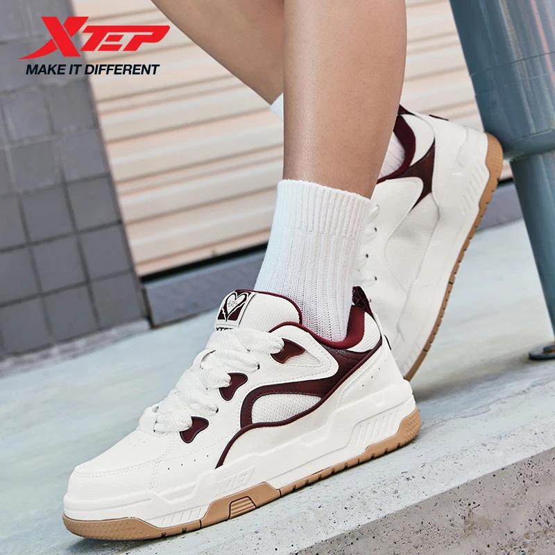 Xtep chaussures de skateboard hommes 2025 printemps et automne semelle épaisse respirant polyvalent
