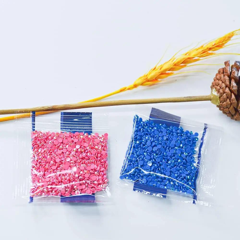Perles de diamant de 60 couleurs pour accessoires de peinture de diamant 5D, forets de peinture de d