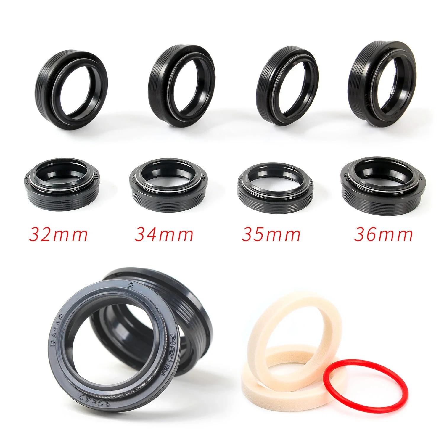 Joint anti-poussière pour fourche avant de vélo, 32mm 34 35 36mm, joint anti-poussière et anneau en