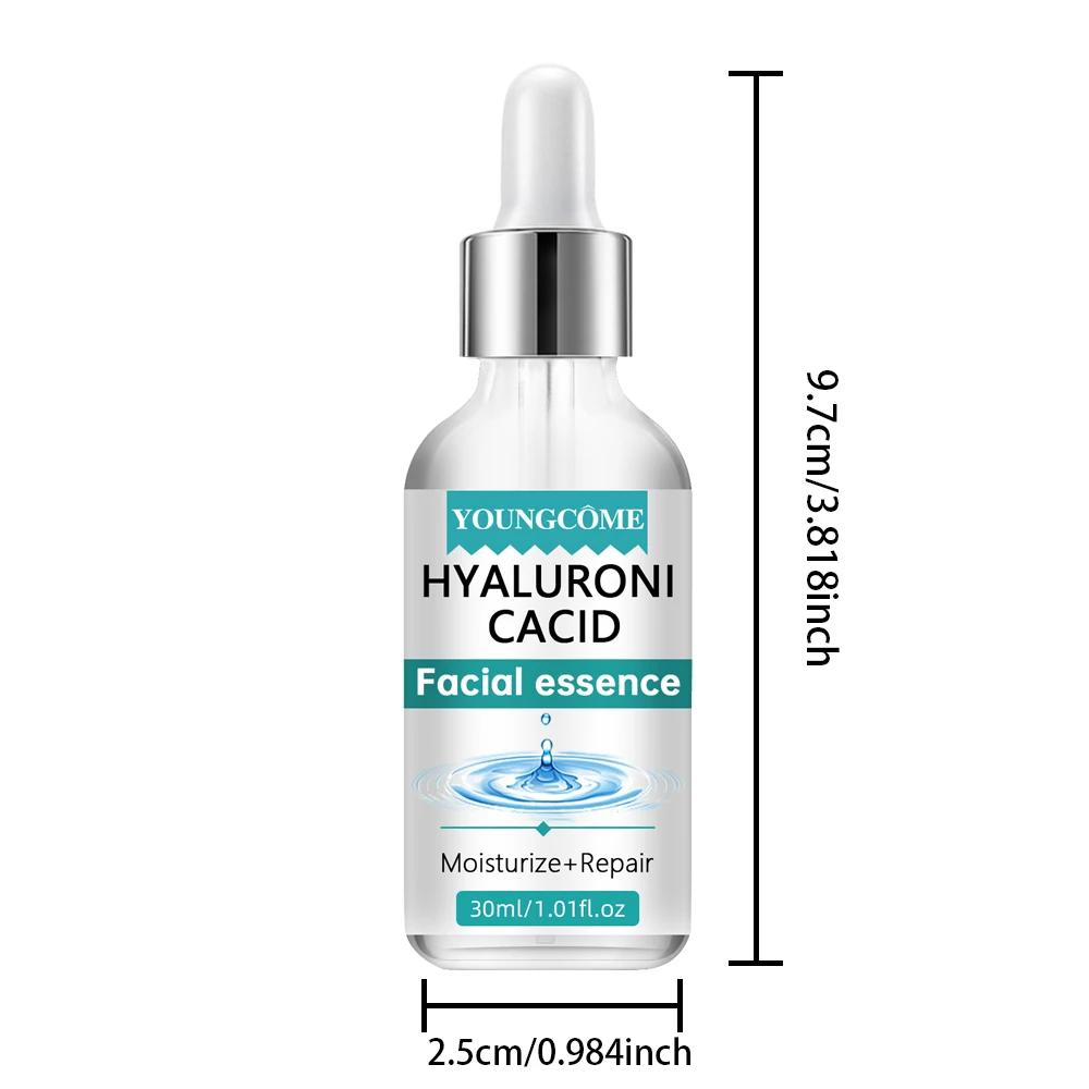 Sérum facial à l'acide hyaluronique, un facteur cffactor naturel, peut bouhumide pendant une longue