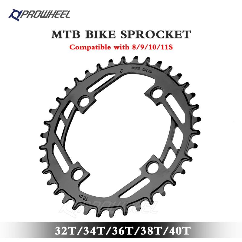 PROWHEEL – plateau de vélo de montagne étroit et large, 32T 34T 36T 38T 40T, roue à chaîne 104BCD, p