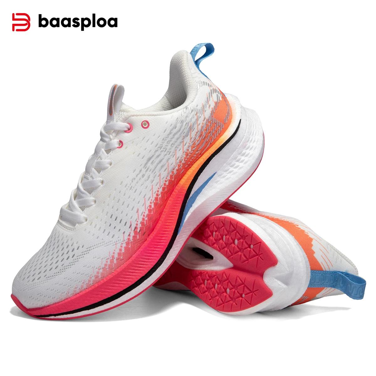 Baasploa-Chaussures de course respirantes et décontractées pour hommes et femmes, chaussures de spor