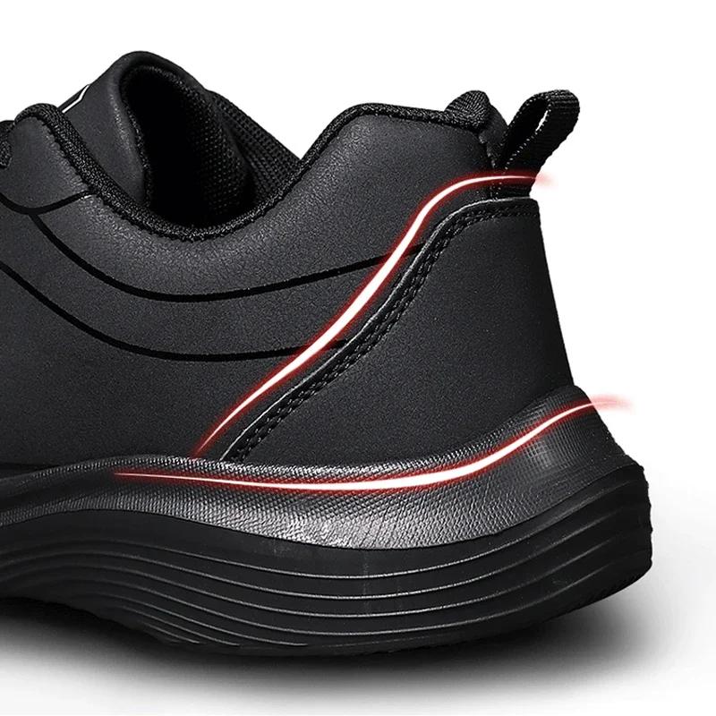 Baskets Hommes Hiver Léger Antidérapant - Chaussures Course Marche Respirantes Lacets Souples