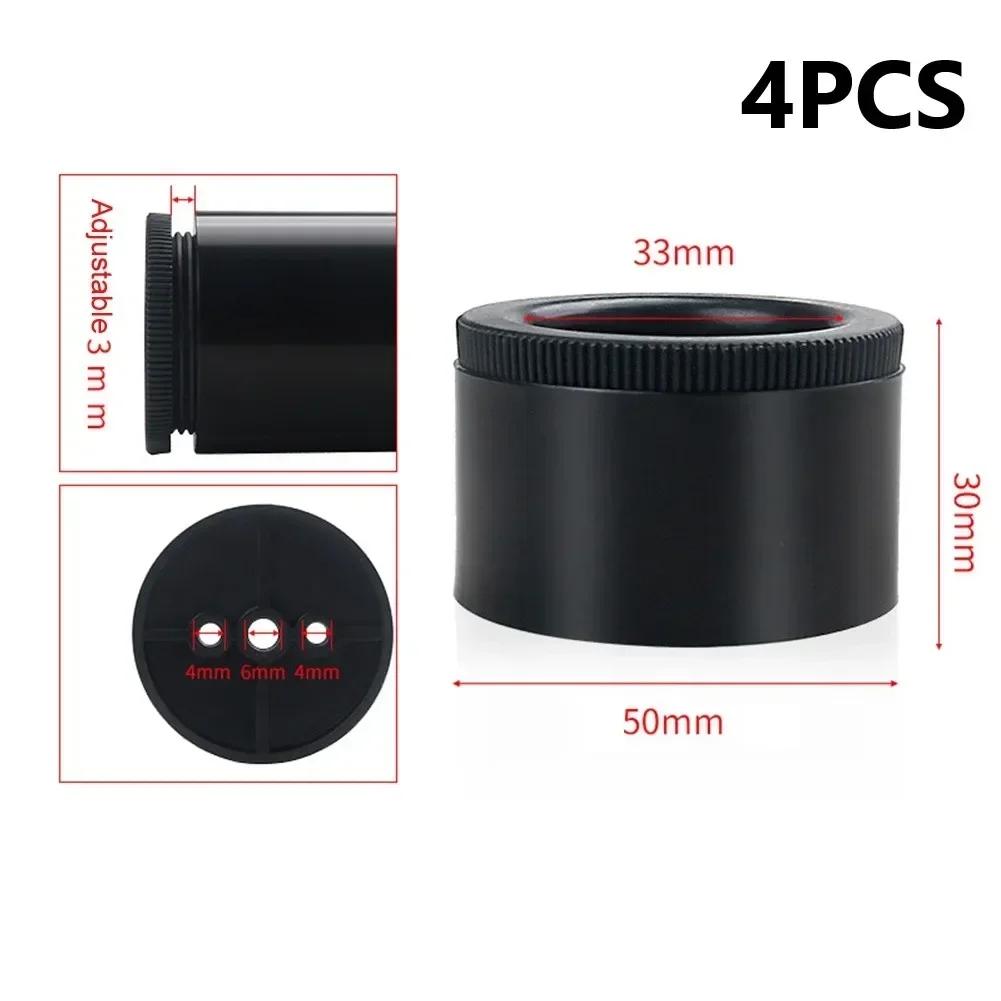 4 pièces robuste canapé armoire pieds jambe ascenseur meubles Extra Raiser support ABS rond réglable