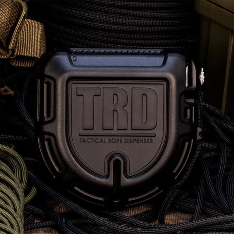 Distributeur de corde tactique pour l'extérieur, fil Trd, outil de coupe rapide, boîte de rangement