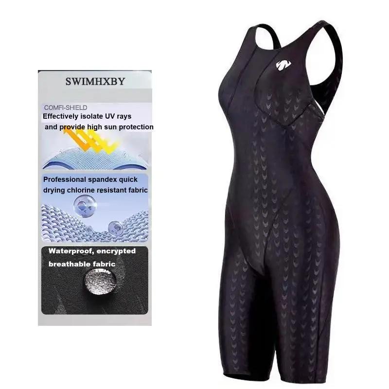 HXBY haute qualité femmes maillots de bain compétition d'entraînement professionnel séchage rapide u