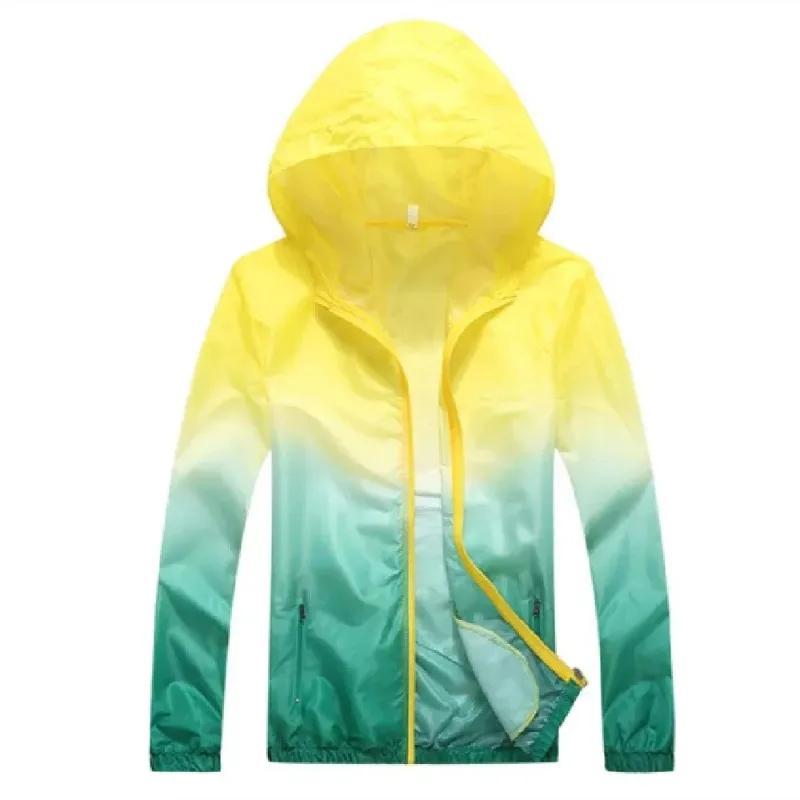 Veste de course légère Rongkun à capuche - Résistante aux UV pour randonnée et cyclisme d'été