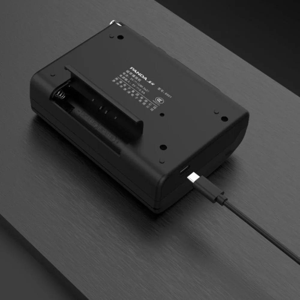 Lecteur de musique à cassette portable avec haut-parleur radio AM et FM baladeur rétro magnétophone