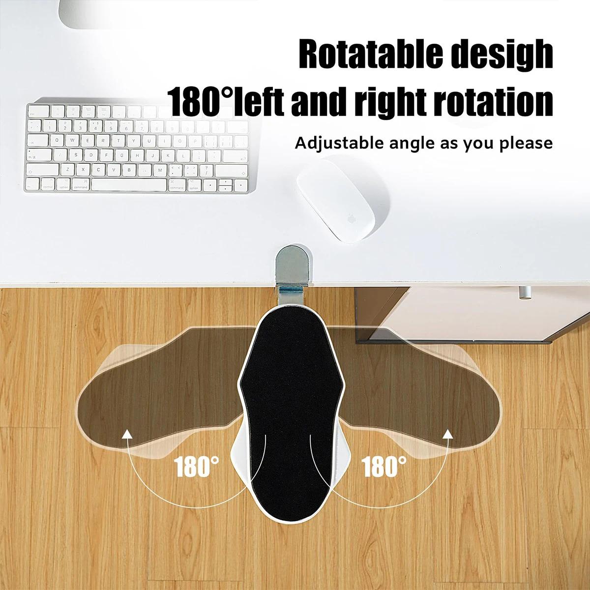 Support de bras d'ordinateur adapté au bureau, 1 pièce, ajusté pour rotation du poignet, plateau d'e