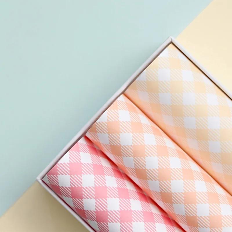 Lot de 12 feuilles de papier artisanal à motif de grille de points 6"X 6" pour fonds d'art, fabricat