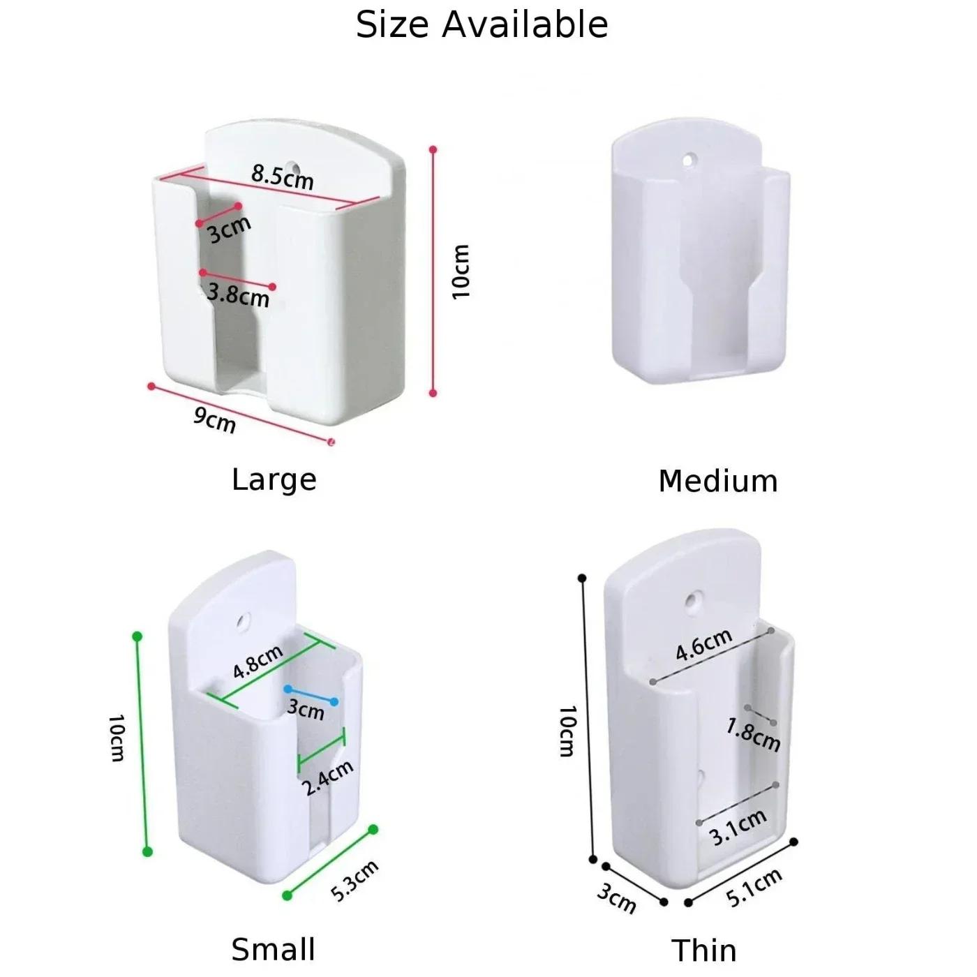 Support de télécommande de climatiseur suspendu ABS, boîte de rangement murale pour télécommande, su