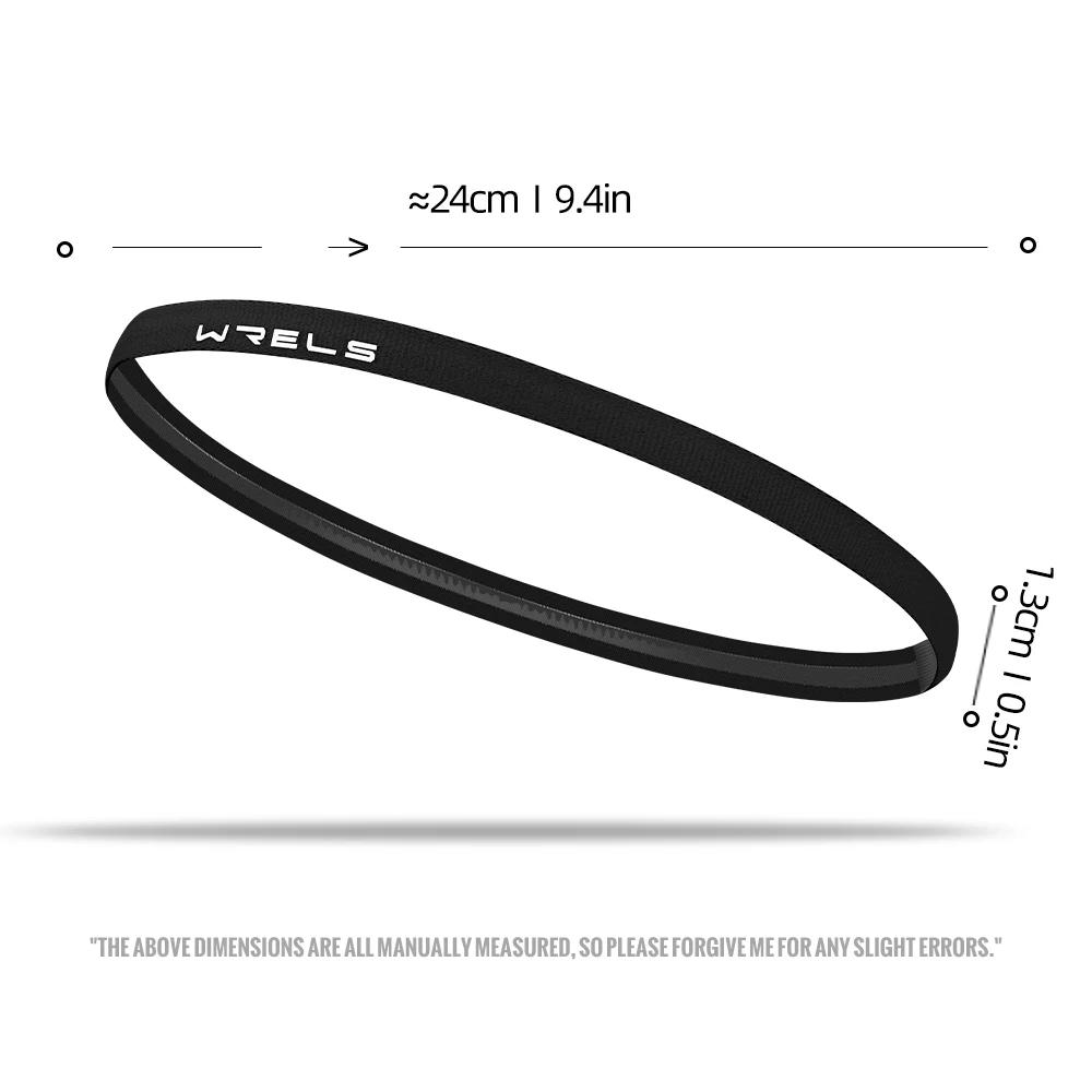 2 pièces bandeau de Sport anti-dérapant bandeau de cyclisme bandeau élastique en Silicone pour Fitne