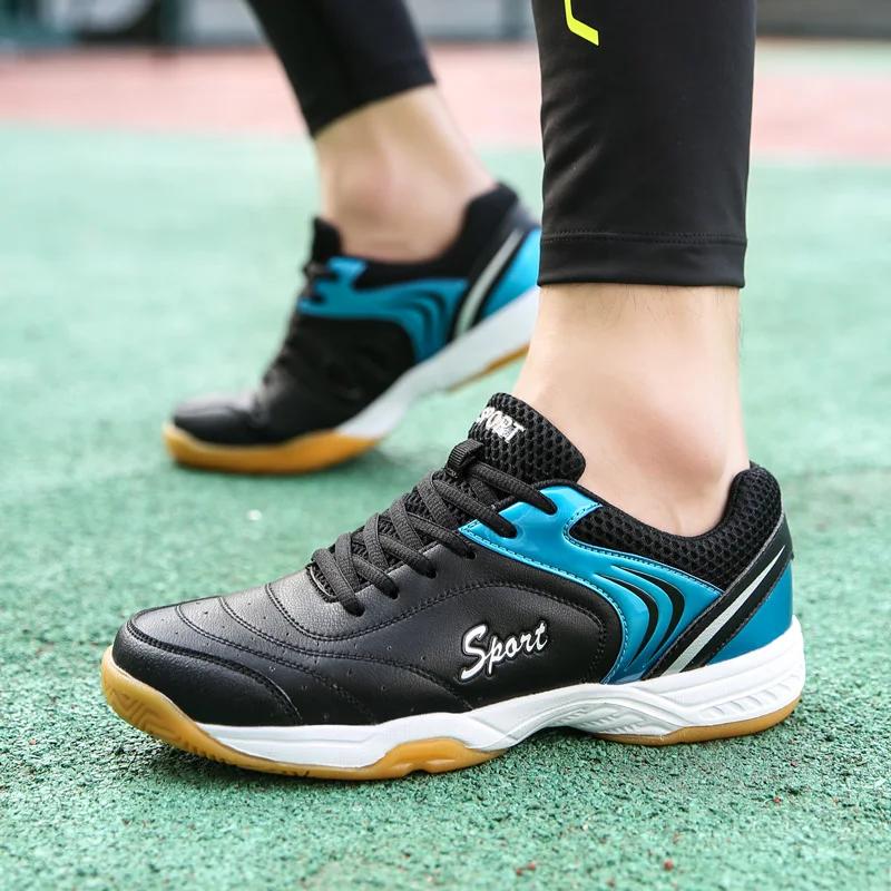 Chaussures de Badminton flambant neuves pour hommes, baskets de Tennis, de volley-ball, respirantes,
