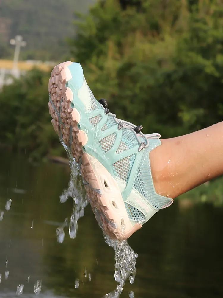 Chaussures été légères respirantes unisexes pour pataugeoire pêche plein air vaccage rapide HUMTTO