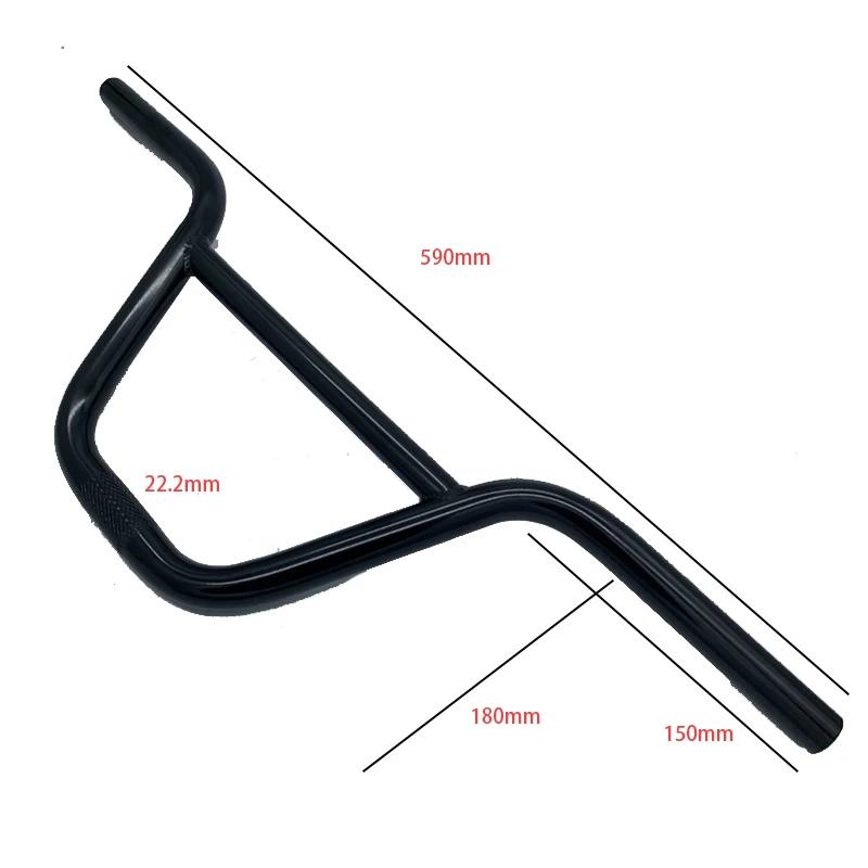 TAOZIK – guidon de BMX en acier au carbone, 22.2mm, barre de poignée papillon, 590