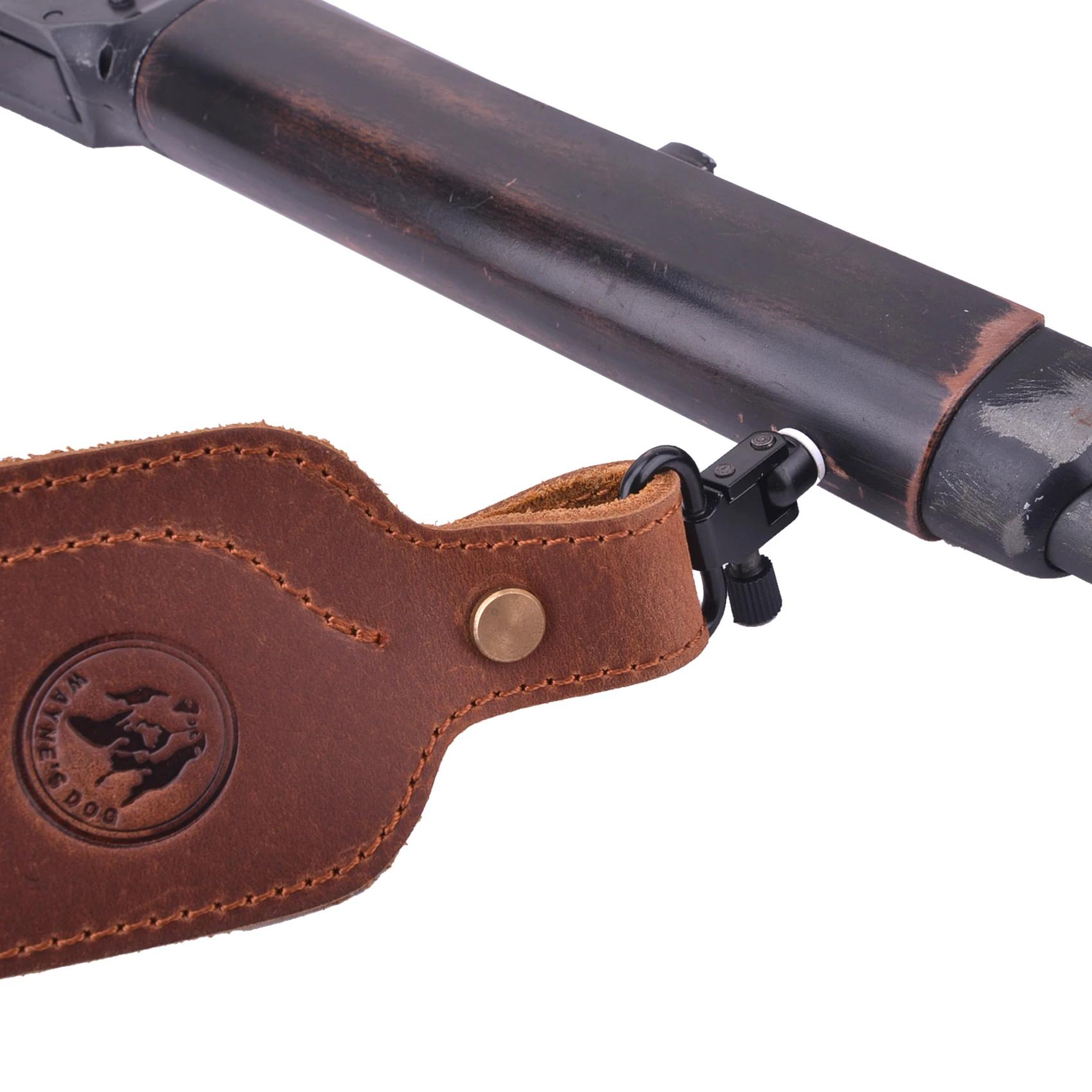 Sangle de fusil en cuir vintage réglable, odorde chasse, sangles initiées