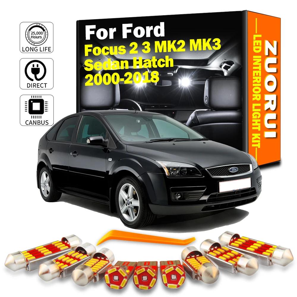 ZUORUI Canbus voiture LED intérieur carte dôme coffre Kit d'éclairage pour Ford Focus 2 3 MK2 MK3 be