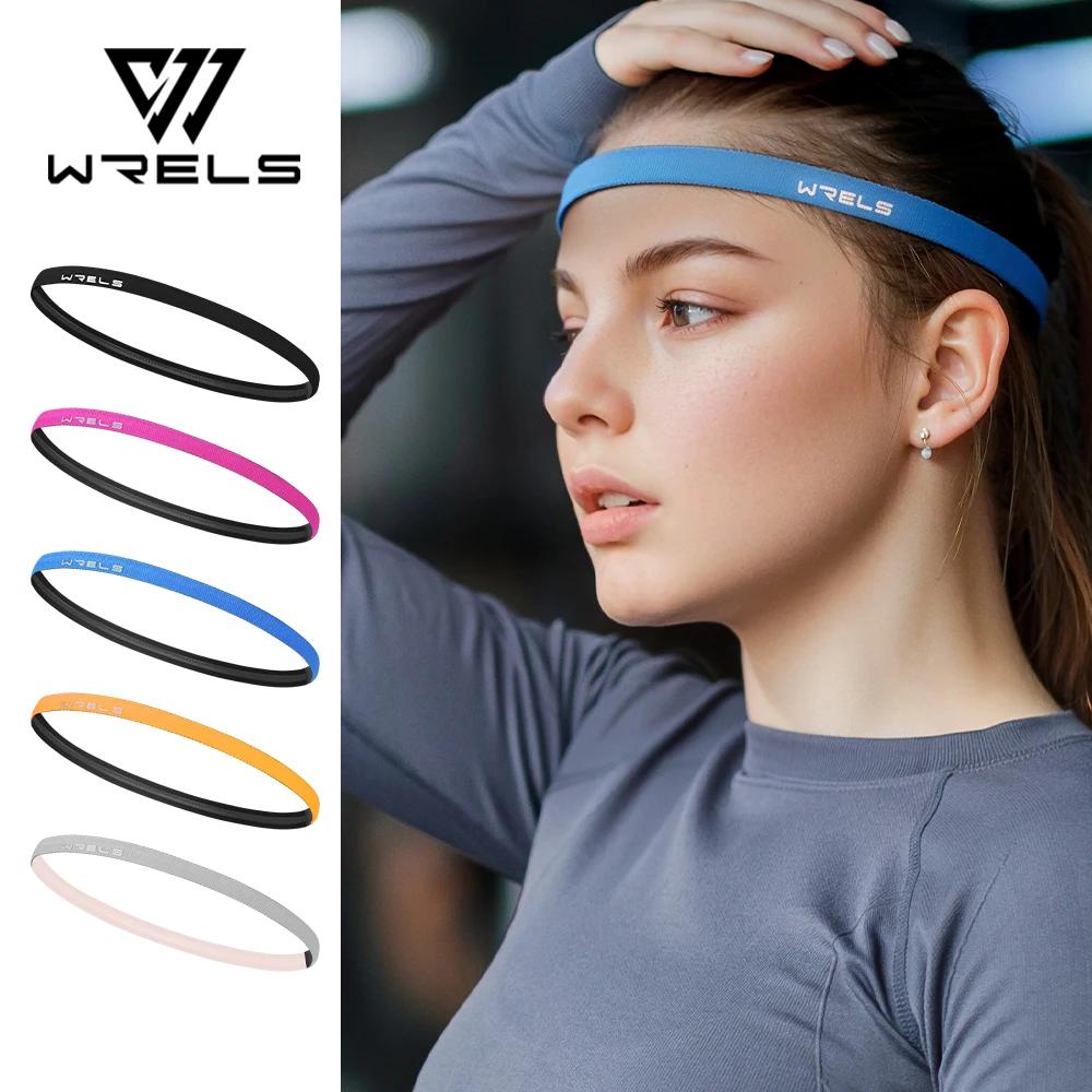 2 pièces bandeau de Sport anti-dérapant bandeau de cyclisme bandeau élastique en Silicone pour Fitne