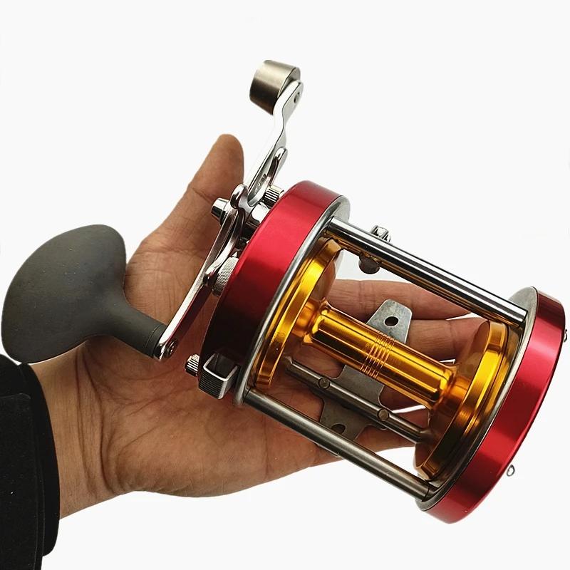 Moulinet pêche mer métal CL90 bateau traîne - Tambour gros capacité eau salée antirouille