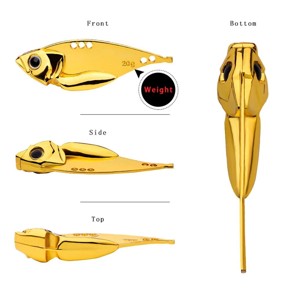 1PC cuillère en métal appât 5g 7g 10g 15g 20g pêche Spinner leurre dur appât artificiel bar brochet