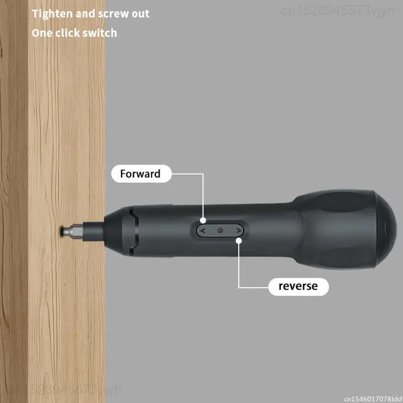 ATA JIA-Mini tournevis électrique sans fil aste, outil à main multifonction pour la maison