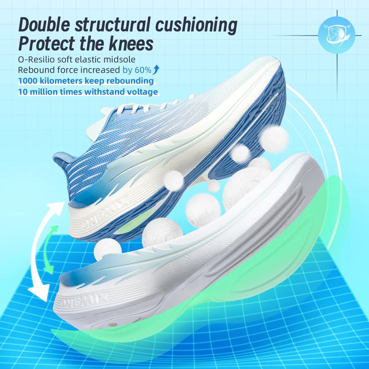 ONEMIX – chaussures de course à coussin d'air, baskets de sport respirantes pour l'extérieur, légère