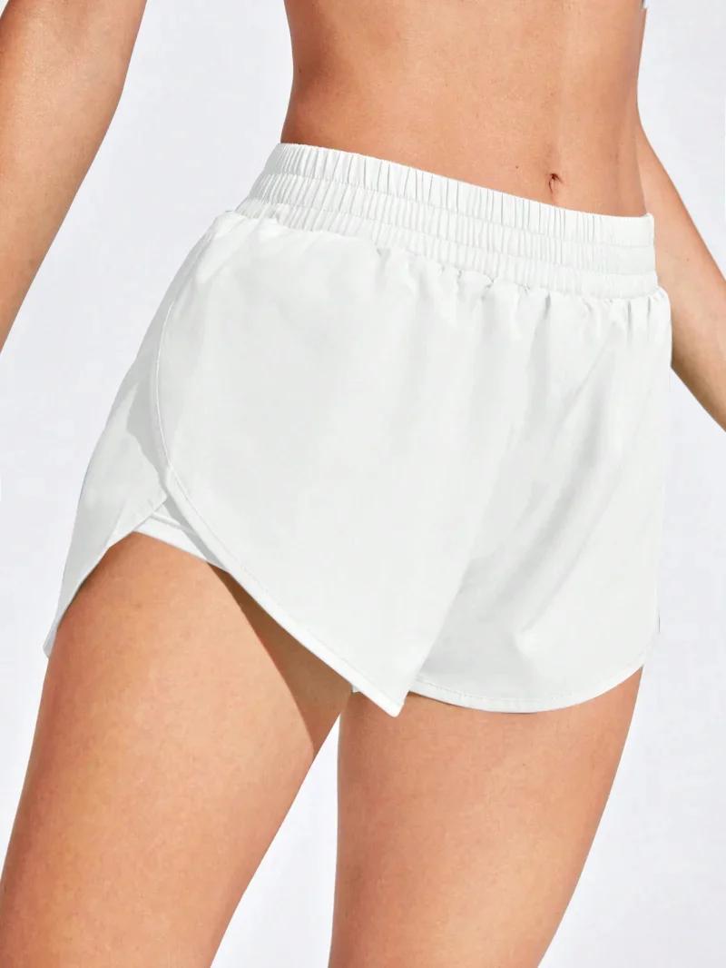 Shorts de yoga élastiques pour femmes - Leggings courts pour fitness, running et entraînement
