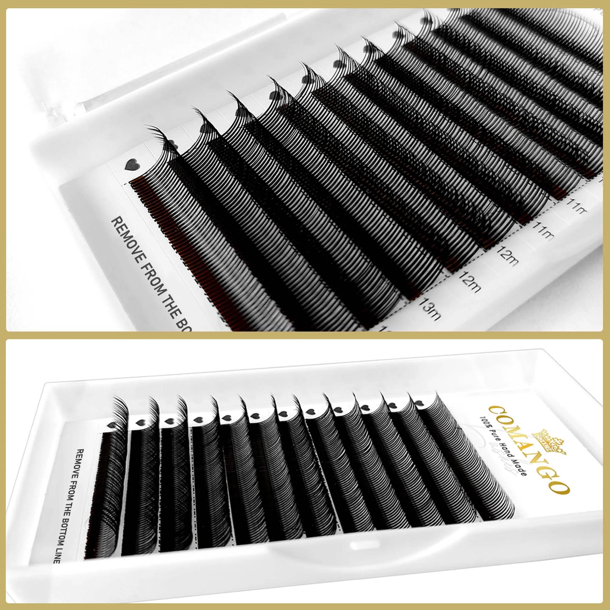 CoMango Qualité 5D Fée Fleur Flora Cils Préfabriqués Fans Cils Individuels Extension Maquillage Natu