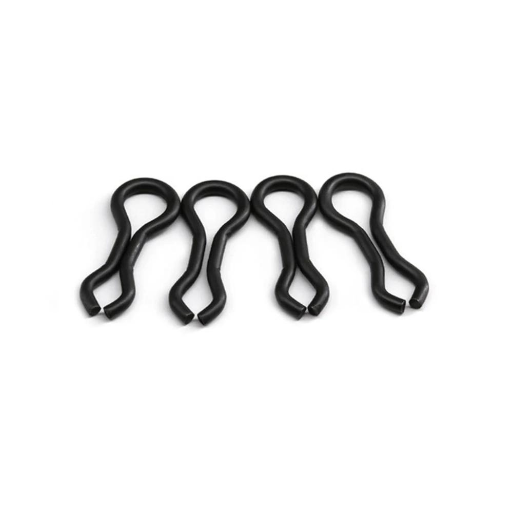 Anneaux Splay pour carpe noir mat, 1000 pièces, boucle pivotante, Leader, yeux plombs, connecteur de