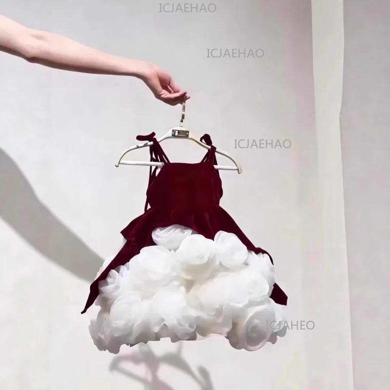 Nouvelle Robe de Princesse pour Petite Fille, Vêtements pour Filles, Robe sans Manches, Costume Form