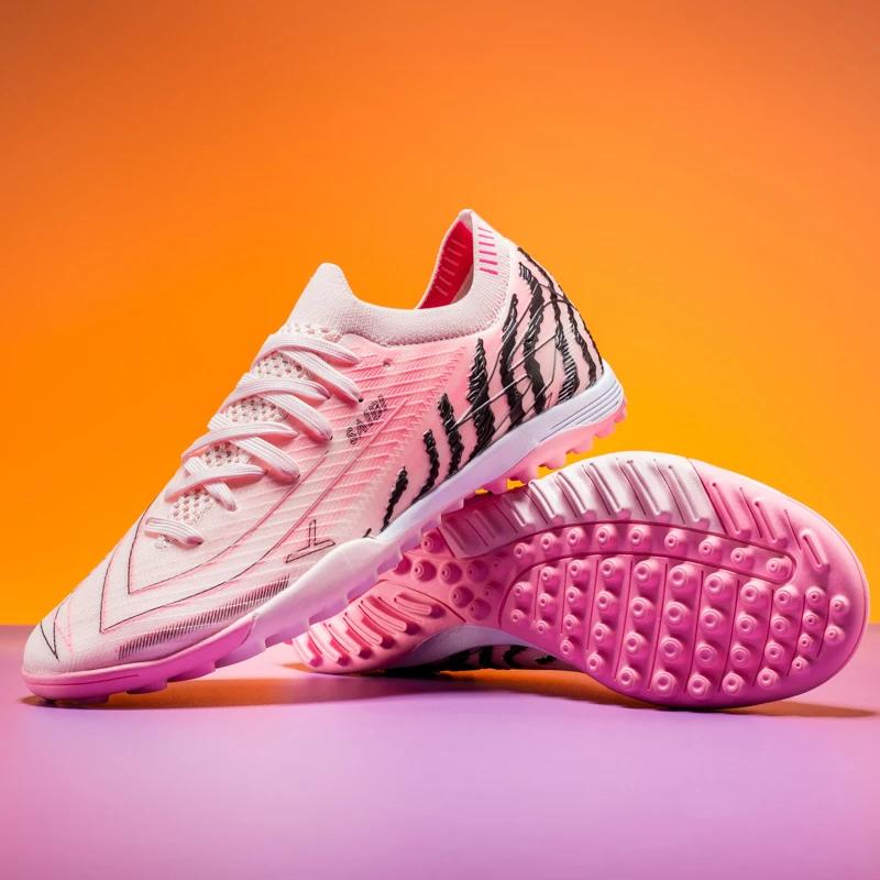 Chaussures de football de sport TF/FG de haute qualité, confortables, respirantes, personnalisées et