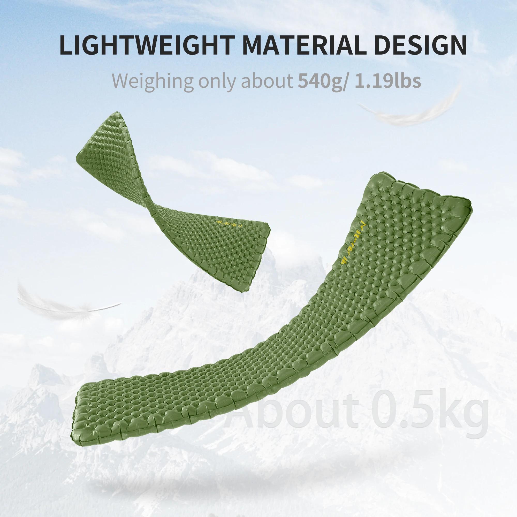 Natureifa-Matelas Gonflable Polymères de Camping, Coussin d'Air, Polymères de Voyage, Hiver, Extérie