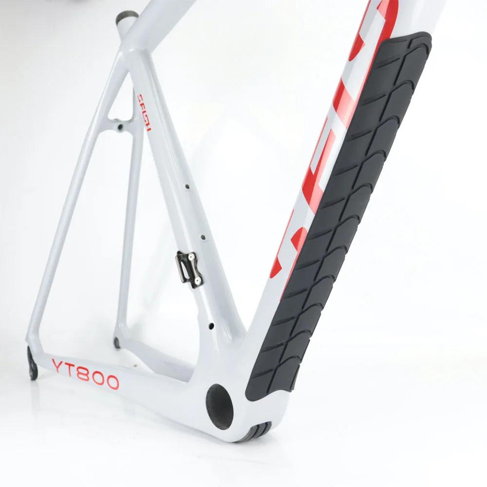 Protecteur de chaîne de vélo de route et vtt, protection de cadre de vélo en Silicone, couverture au