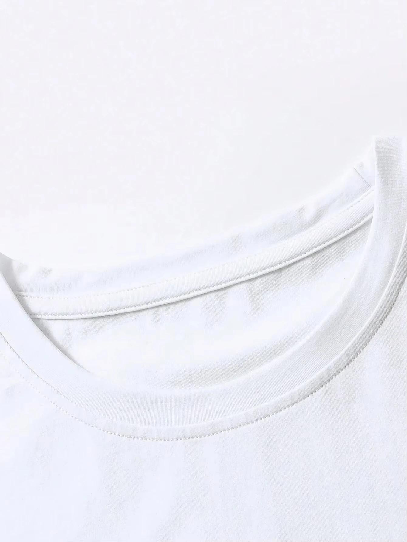 T-shirt manches courtes femme, rétro, noir, pur coton, mode intérieure, chemise à bascule, couleur u