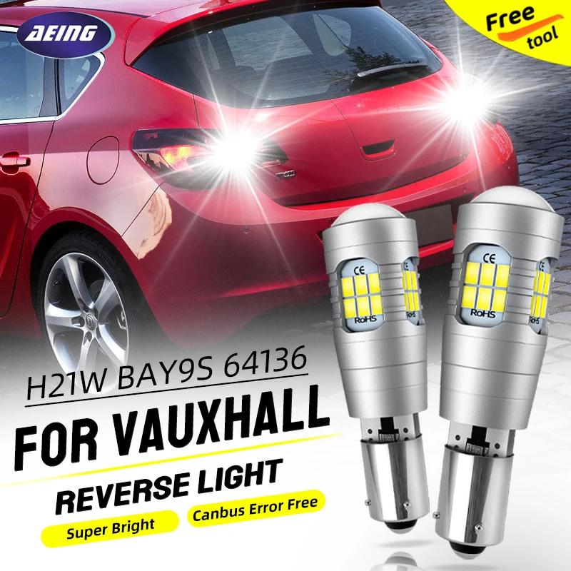 Ampoules de feux de recul LED H21W BAY9S 64136 Canbus pour Vauxhall Astra 6 J Hatchback Estate Insig