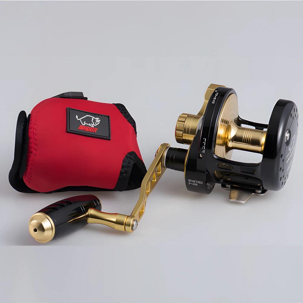 MADOX – moulinet de pêche 11BB, équipement à tambour fixe pour eau salée, avec frein à friction de 4