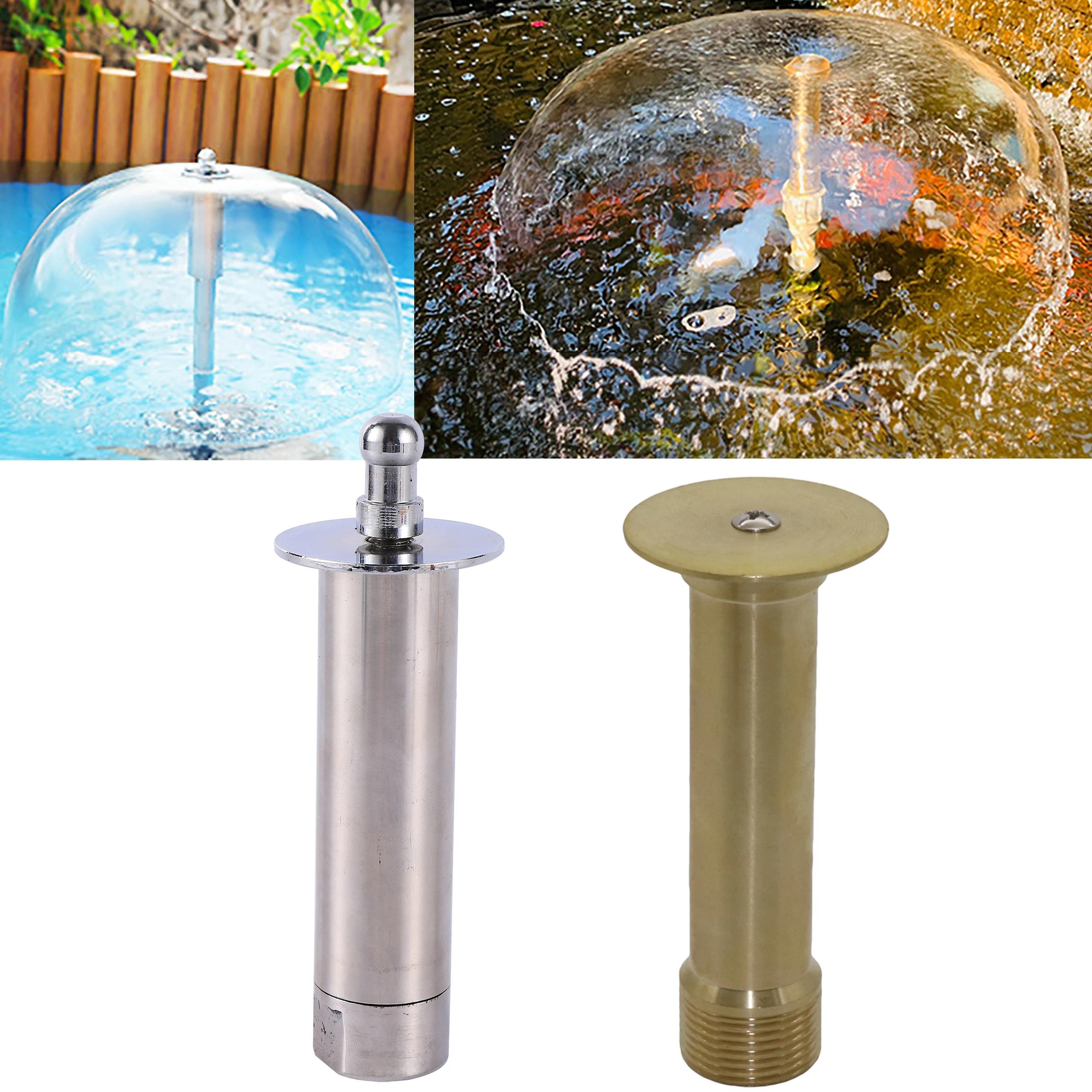 Fontaine en forme de champignon à filetage mâle 1/2 "femelle 3/4", buse d'arrosage en laiton en acie