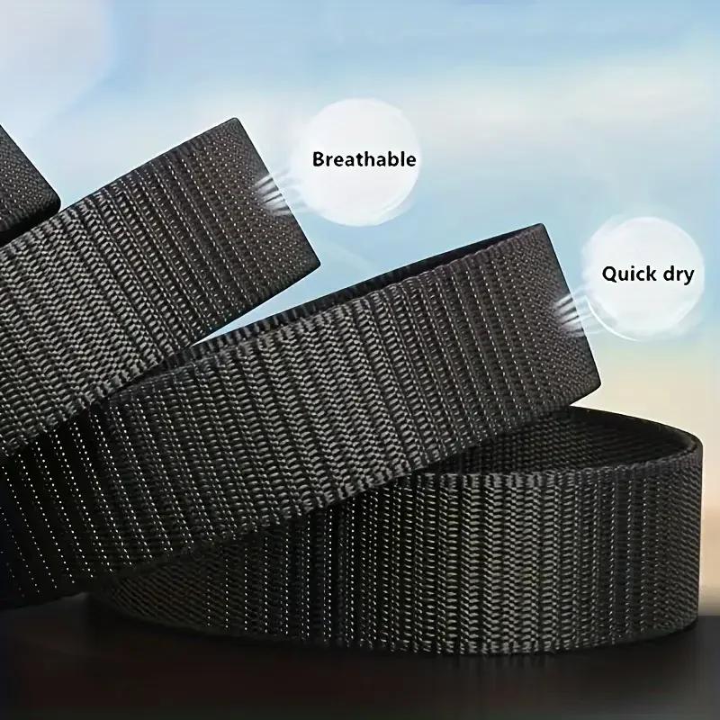 Ceinture militaire en Nylon à boucle automatique, 2 pièces, ceinture tactique multifonctionnelle en