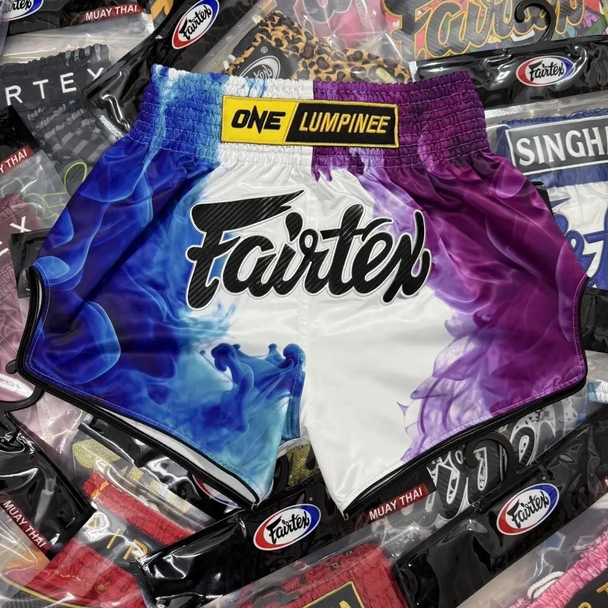Shorts de Muay Thai ONE Championship édition limitée pour couple, shorts d'entraînement de boxe unis