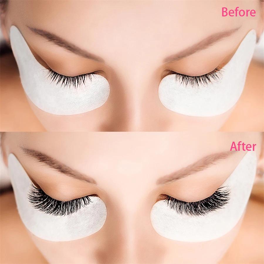 Pince à cils à friser avec poignée double couleur, Assistant de cils artificiels, tondeuse à sourcil